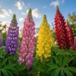 من أسمائها المتداولة: ترمس الزهور – الترمس الزهري – لوبين – Lupine – Lupin – Garden Lupin – Russell Lupin، حسب النوع والصنف