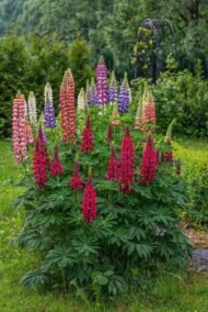 من أسمائها المتداولة: ترمس الزهور – الترمس الزهري – لوبين – Lupine – Lupin – Garden Lupin – Russell Lupin، حسب النوع والصنف