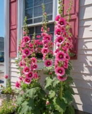 من أسمائها المتداولة: خطمية – خطمية مكس ألوان – الخطمية الزهرية – الختمية – Hollyhock – Garden Hollyhock – Alcea