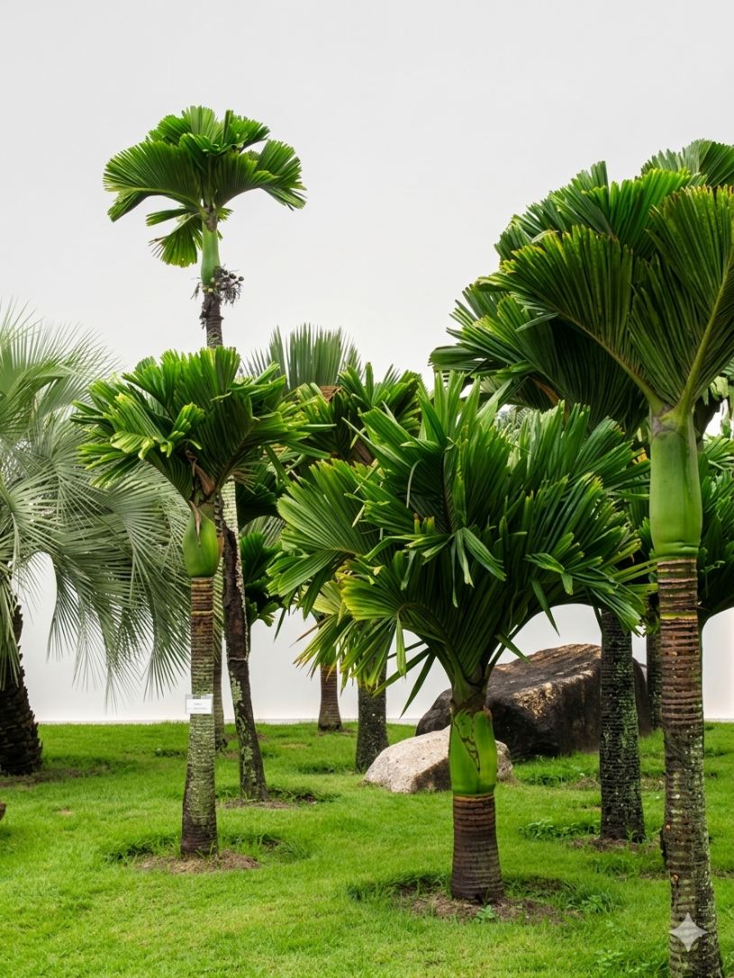 من أسمائها المتداولة: نخيل الأريكا، نخيل جوز الفوفل، نخيل التنبول، Areca Palm، Betel Nut Palm